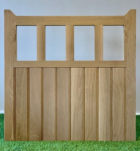 Solid oak rustic garden gate - oak,
