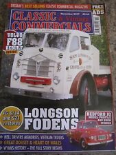 CLASSICS VINTAGE COMMERCIALS MAGAZINE NOV 2007 VOLVO F88 BEDFORD JO LONGSON FODE