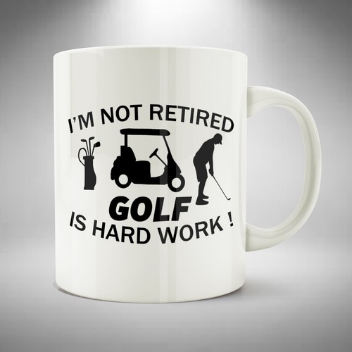 Golf retirement mug - mug, /