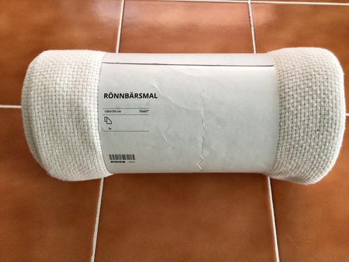 Ikea ronnbarsmal grey throw - grey,
