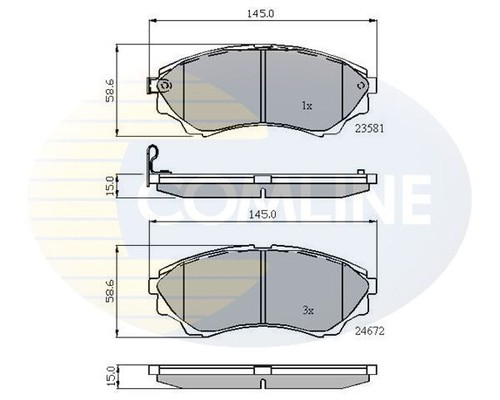 Comline front brake - comline,