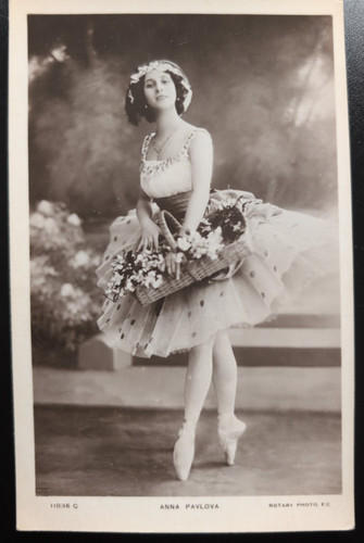 Vintage postcard anna pavlova - postcard,