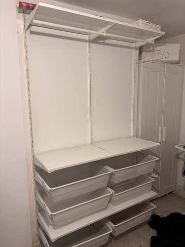Ikea boaxel shelves wall - ikea,