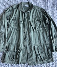 Tropical Jungle Jacket First Pattern 1963 Small Regular Vietnam Great Repairs 