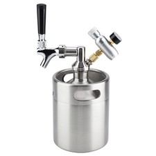 2L Mini Stainless Steel Keg