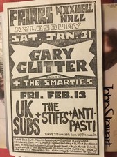 UK SUBS GARY GLITTER 1981
