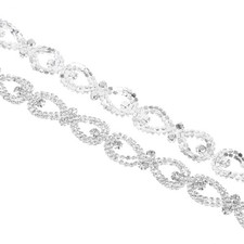  Rhinestone Chain Jewelry Rhinestones for Making Belts Women Fashion