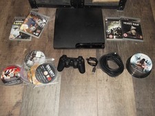 SONY PLAYSTATION 3 320GB PS3 CONSOLE + GENUINE CONTROLLER 10 GAMES 24HR DESPATCH