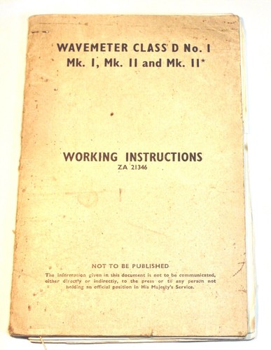 Ww2 military radio - , wavemeter