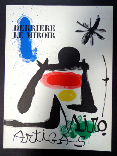 Joan miró derriere - le, miroir