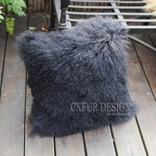 Mongolian Lamb Fur Cushion
