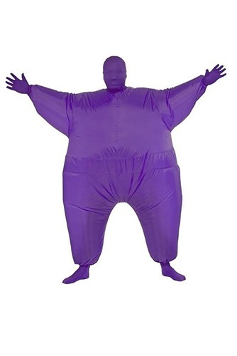 Mens inflatable sumo costume - inflatable,