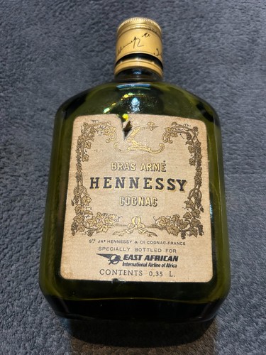 Hennessy cognac empty - empty, 0.35