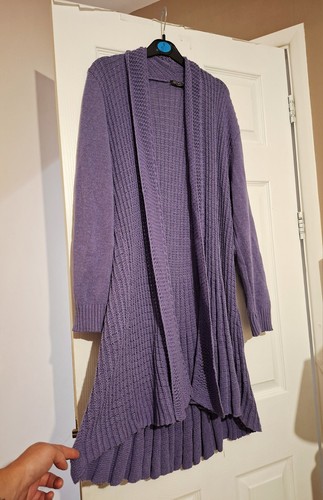 Vintage purple waterfall - vintage, knit