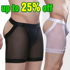 Men Sheer Mesh See through