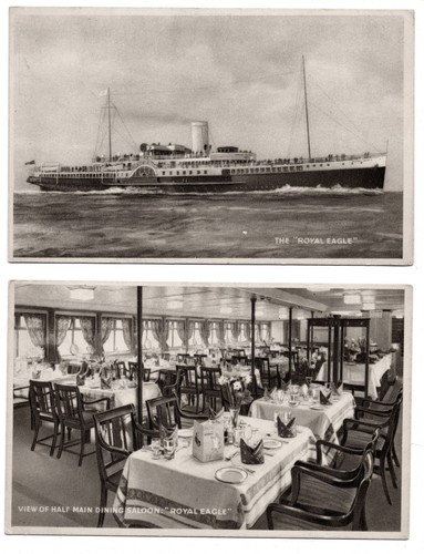 The royal eagle paddle steamer - paddle,