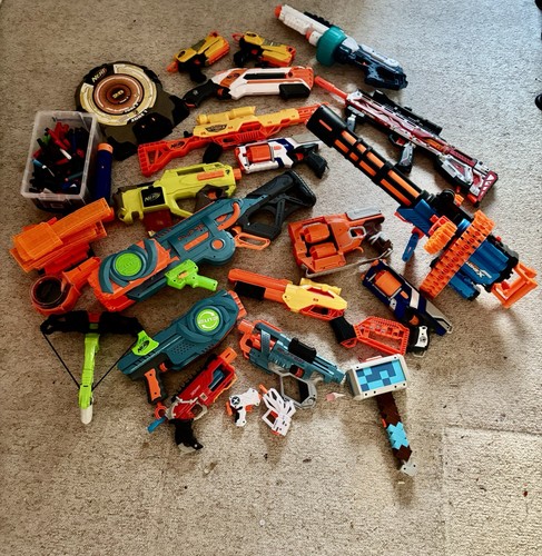 Nerf guns with target - with, and