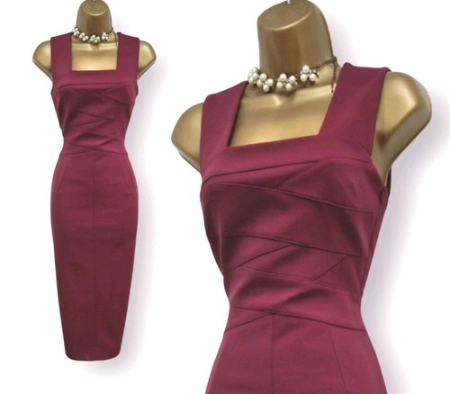 Karen millen burgundy - karen, midi