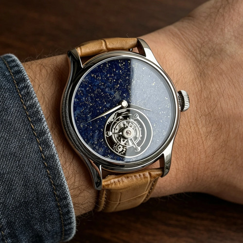 Merkur tourbillon watch - merkur,