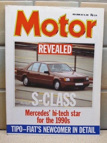 Motor magazine july - motor, 1988
