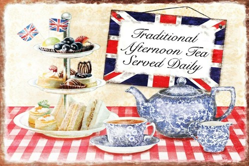 Afternoon tea served - afternoon, here