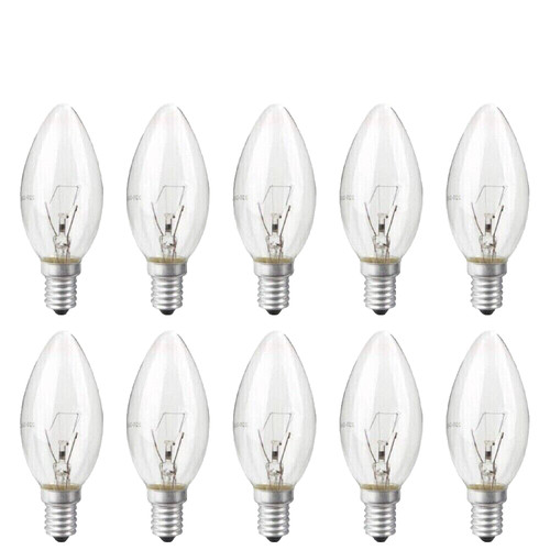 Pack 40w lamp bulb - 10, screw
