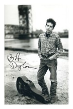Bob Dylan Signed Autograph A4
