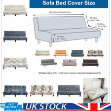 Armless Sofa Bed Cover Folding