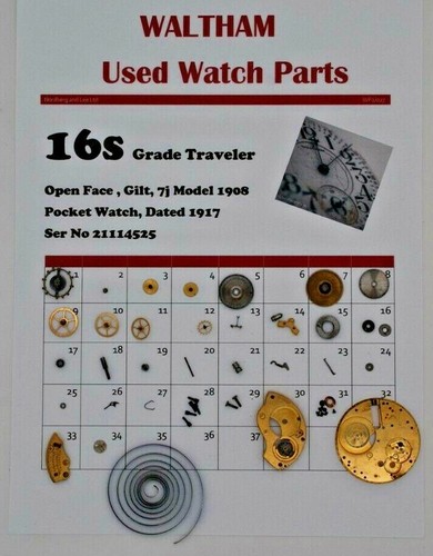 Waltham used watch - watch, 16