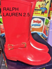 RED RALPH LAUREN WELLIES