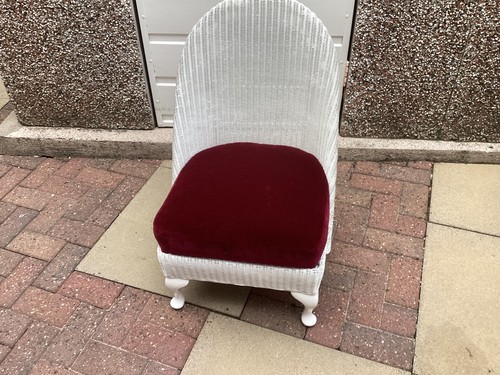 Lloyd loom vintage - chair, white