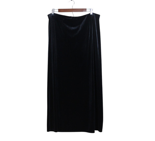 Vintage y2k velvet maxi - maxi, skirt