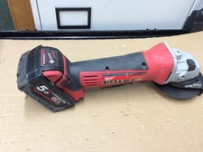 Milwaukee M18 18V Cordless Angle Grinder and 5ah battery