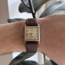 Vintage Rare Art Deco NIMRA Ancre 15 Rubis HandWind Sub Dial Swiss Gents Watch