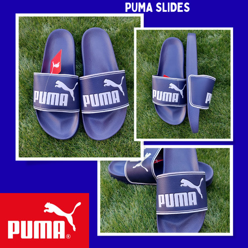 Adult puma leadcat - navy, slides