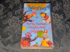 Tweenies Party Games, Laughs And Giggles VHS 2000 BBC Kids Video Tape Vintage 