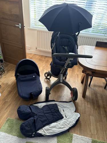 Stokke pushchair pram - stokke, blue