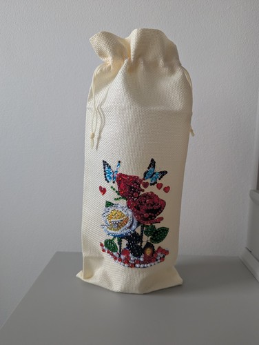 Rose and butterfly canvas non - and,