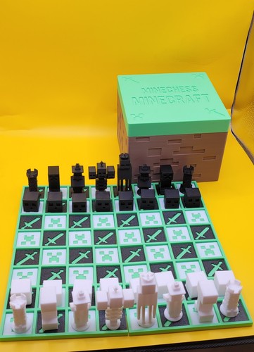 Minecraft chess set travel - minecraft,