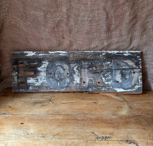 Antique wooden salvage ford - wooden,