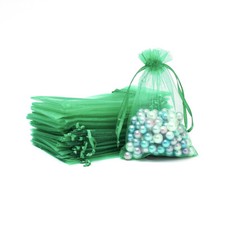25 & 50 Large Small Organza Bags Wedding Party Favour Gift Candy Jewellery Pouch