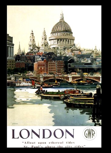 London gwr railway 1947 - a3,