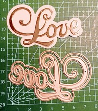 Love Die Set Words & Shadow 2