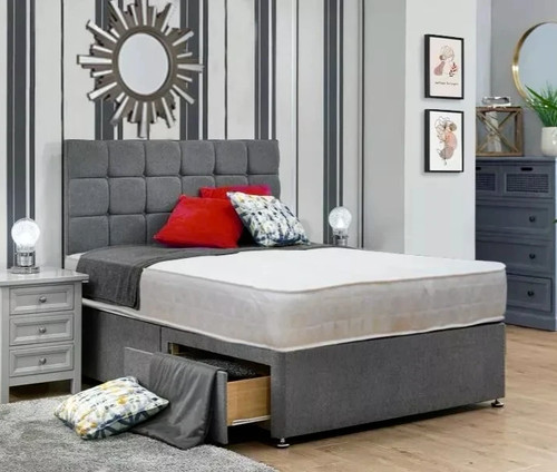 Reinforced divan bed mattress - bed,