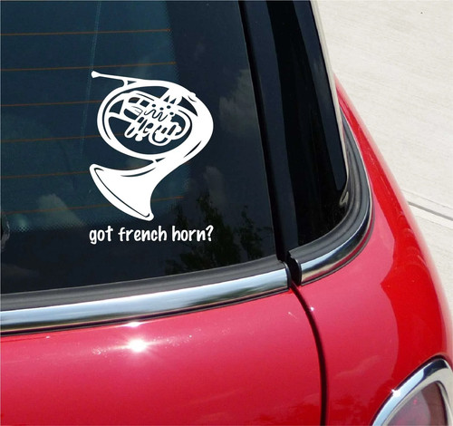 Got french horn music graphic - french,