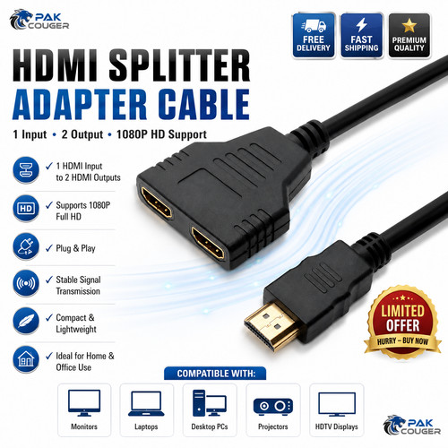 Hdmi splitter adapter - hdmi, 1