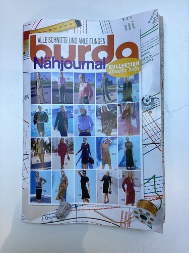 Vintage burda magazine august