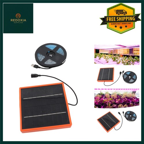 Solar powered plant grow light - solar,