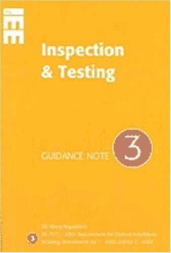 Guidance note iee wiring - note, to