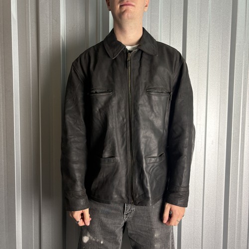 Vintage dark brown leather - vintage,